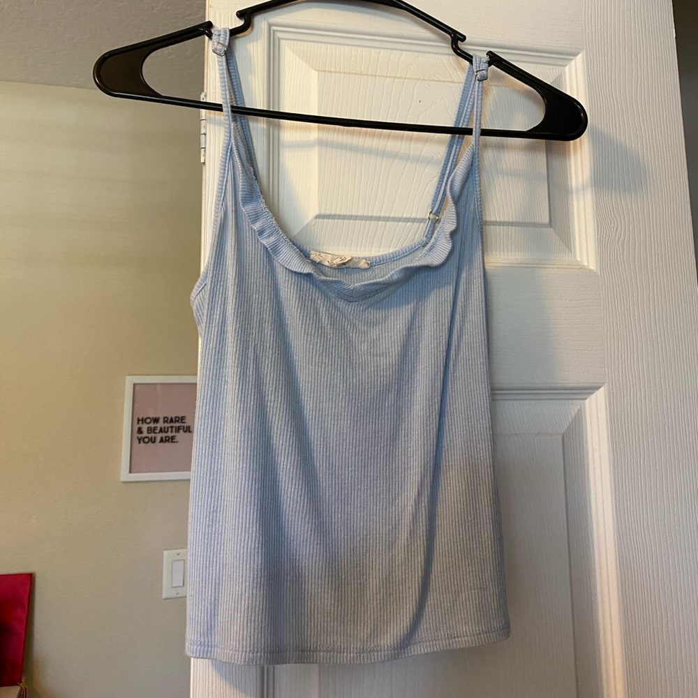 Baby blue tank top